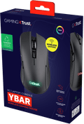 Trust GXT 923 Ybar Draadloze Gaming Muis Zwart null