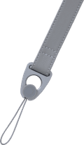Urth Mantle Leather Carrying Strap Gray detail