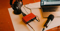 Focusrite Scarlett4-Solo-Studio product in gebruik
