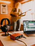 Focusrite Scarlett4-Solo-Studio product in gebruik