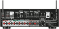 Denon AVR-X1800H DAB Zwart achterkant