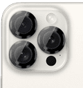 BlueBuilt Apple iPhone 15 Pro/15 Pro Max Camera Lens Protector Aluminium voorkant