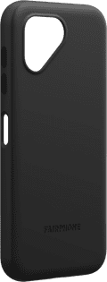 Fairphone 5 Protective Back Cover Zwart linkerkant