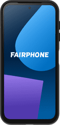 Fairphone 5 Protective Back Cover Zwart voorkant