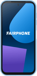 Fairphone 5 Protective Back Cover Blauw voorkant