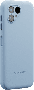 Fairphone 5 Protective Back Cover Blauw linkerkant