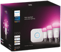 Philips Hue White and Color Startpakket E27 3-pack + Solo Lightstrip 3m verpakking