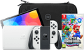 Nintendo Switch OLED Wit + Super Mario Bros. Wonder + BlueBuilt Beschermhoes Main Image