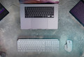 Logitech MX Keys S Plus Keyboard with Wrist Rest AZERTY - FR product in use