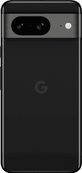 Google Pixel 8 128GB Black 5G + BlueBuilt Back Cover Black null