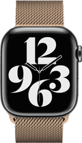 BlueBuilt Milanees Bandje Goud voor Apple Watch 40/41/42 mm detail