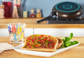 Tefal Easy Cook & Clean Koekenpan 24 cm product in gebruik