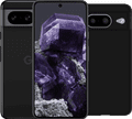 Google Pixel 8 128GB Black 5G + BlueBuilt Back Cover Black Main Image