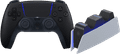 Sony PlayStation 5 DualSense Wireless Controller Midnight Black + BlueBuilt Charging Dock Main Image