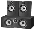 Bowers & Wilkins HTM6 S3 + 606 S3 (per paar) Zwart Main Image