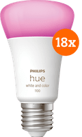 Philips Hue White and Color E27 1100lm 18-pack Main Image