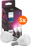 Philips Hue Luster Spherical Light White and Color E14 6-pack Main Image