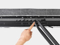 Brabantia Ironing Board C 124x45cm Spring Bubbles product in use