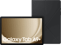 Samsung Galaxy Tab A9 Plus 11 inch 64GB Wifi Zilver + Book Case Zwart Main Image