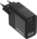 Sitecom 65 W GaN Power Delivery Chargeur Mural avec Écran LED côté droit