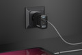 Sitecom 65W GaN Power Delivery Wall Charger with LED Screen product in use