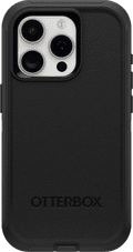 Otterbox Defender Apple iPhone 15 Pro Back Cover Zwart achterkant