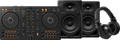 Pioneer DJ DDJ-FLX4 + Pioneer DJ HDJ-X7 Zwart + Pioneer DJ DM-40D Zwart Main Image