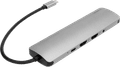 BlueBuilt 9-in-1 Dual HDMI Docking Station met USB-C bovenkant