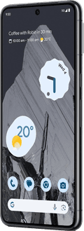 Google Pixel 8 Pro 128 Go Noir 5G + BlueBuilt Chargeur avec Port USB-C 30 W Noir côté gauche