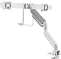Neomounts NEXT Core DS75-450WH2 Crossbar Monitorarm Gasgeveerd - Wit achterkant