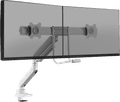 Neomounts NEXT Core DS75-450WH2 Crossbar Monitorarm Gasgeveerd - Wit linkerkant