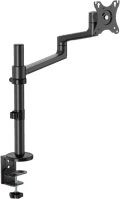 Neomounts NEXT Lite DS60-425BL1 Ruimtebesparende Monitorarm - Zwart linkerkant