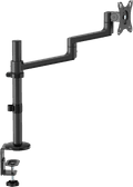 Neomounts NEXT Lite DS60-425BL1 Ruimtebesparende Monitorarm - Zwart linkerkant