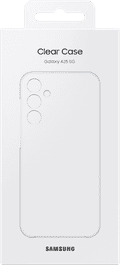 Samsung Galaxy A25 5G Clear Back Case Transparent emballage