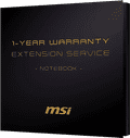 MSI 1 Year Warranty Extension Service for notebooks Main Image