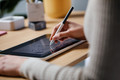 Wacom One 12 product in gebruik