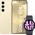 Samsung Galaxy S24 128GB Geel 5G + Galaxy Watch 6 Zwart 40mm Main Image