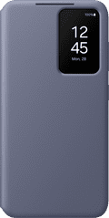 Samsung Galaxy S24 Smart View Book Case Paars voorkant