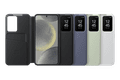 Samsung Galaxy S24 Smart View Book Case Paars voorkant