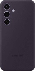 Samsung Galaxy S24 Siliconen Back Cover Donkerpaars Main Image