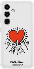 Samsung Galaxy S24 Keith Haring Suit Back Cover Transparent Main Image