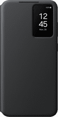 Samsung Galaxy S24 Plus Smart View Book Case Zwart voorkant