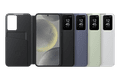 Samsung Galaxy S24 Plus Smart View Book Case Zwart voorkant