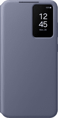 Samsung Galaxy S24 Plus Smart View Book Case Paars voorkant