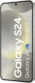 Samsung Galaxy S24 256GB Grijs 5G + Samsung Snellader 25 Watt voorkant