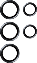 PanzerGlass Hoops Samsung Galaxy S24 Ultra Camera Lens Protector Glas voorkant