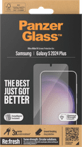 PanzerGlass Ultra-Wide Fit Samsung Galaxy S24 Plus Screenprotector Glas verpakking