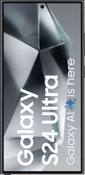 Samsung Galaxy S24 Ultra 256GB Schwarz 5G vorne