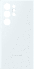 Samsung Galaxy S24 Ultra Siliconen Back Cover Wit achterkant