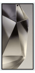 Samsung Galaxy S24 Ultra Siliconen Back Cover Wit voorkant